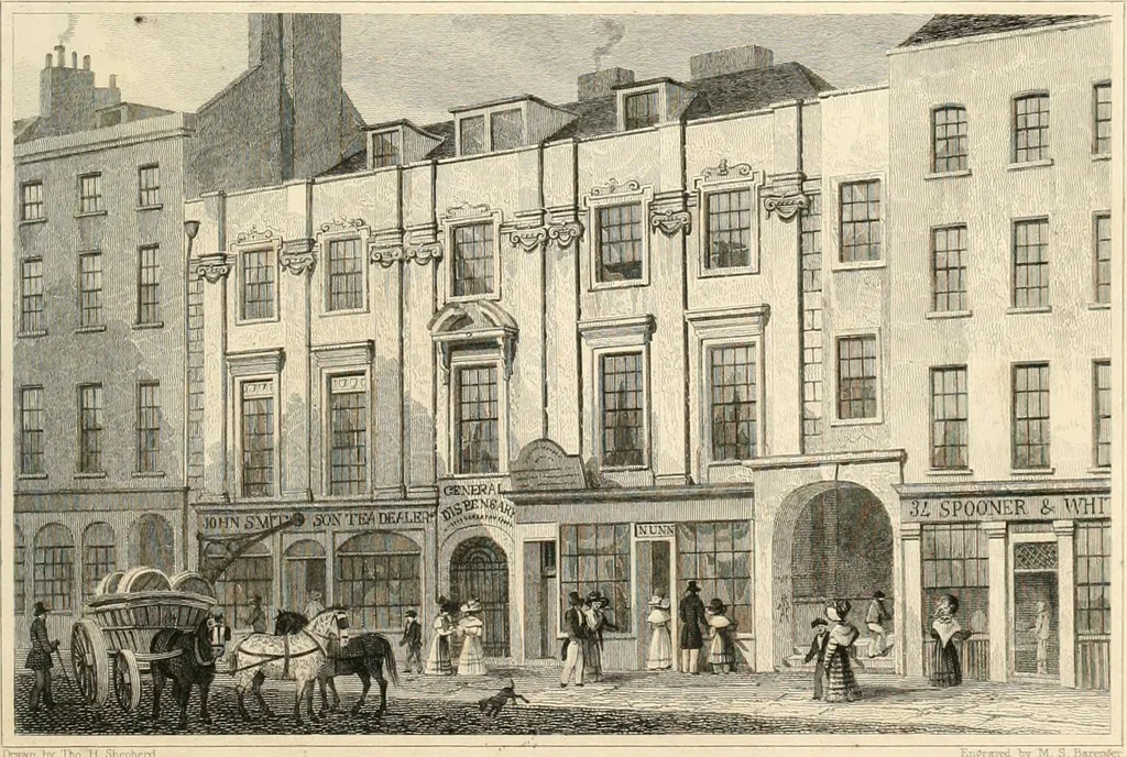 An illustration from London and its environs in the nineteenth century : illustrated by a series of views from original drawings, 1831, leaf 174