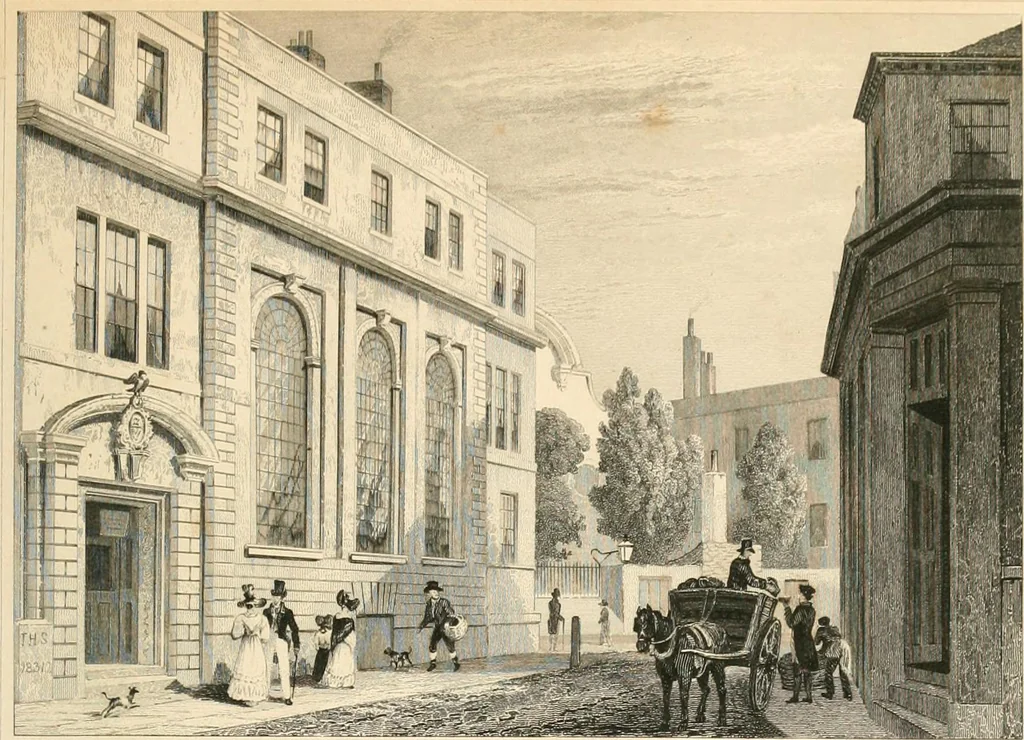 An illustration from London and its environs in the nineteenth century : illustrated by a series of views from original drawings, 1831, leaf 176