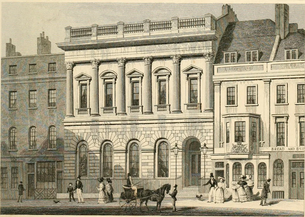 An illustration from London and its environs in the nineteenth century : illustrated by a series of views from original drawings, 1831, leaf 178