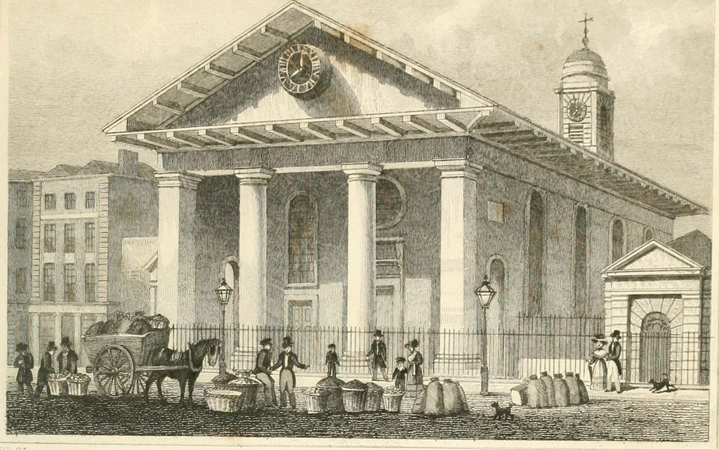 An illustration from London and its environs in the nineteenth century : illustrated by a series of views from original drawings, 1831, leaf 180