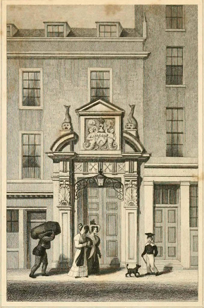 An illustration from London and its environs in the nineteenth century : illustrated by a series of views from original drawings, 1831, leaf 184