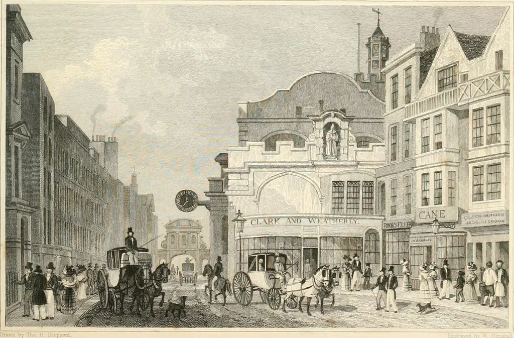 An illustration from London and its environs in the nineteenth century : illustrated by a series of views from original drawings, 1831, leaf 188