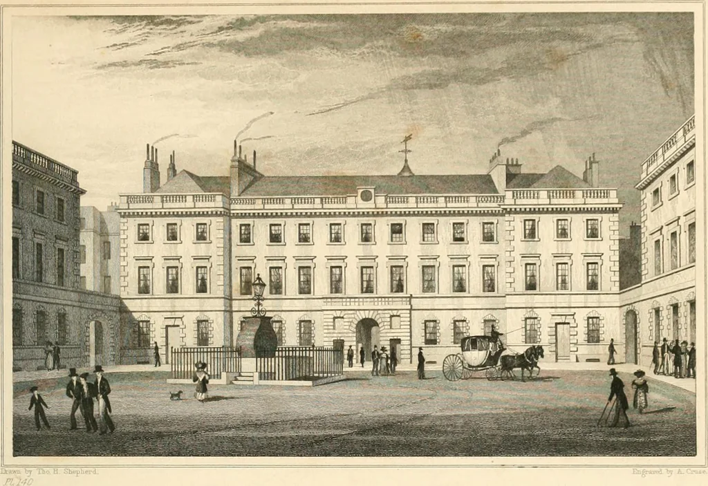 An illustration from London and its environs in the nineteenth century : illustrated by a series of views from original drawings, 1831, leaf 198