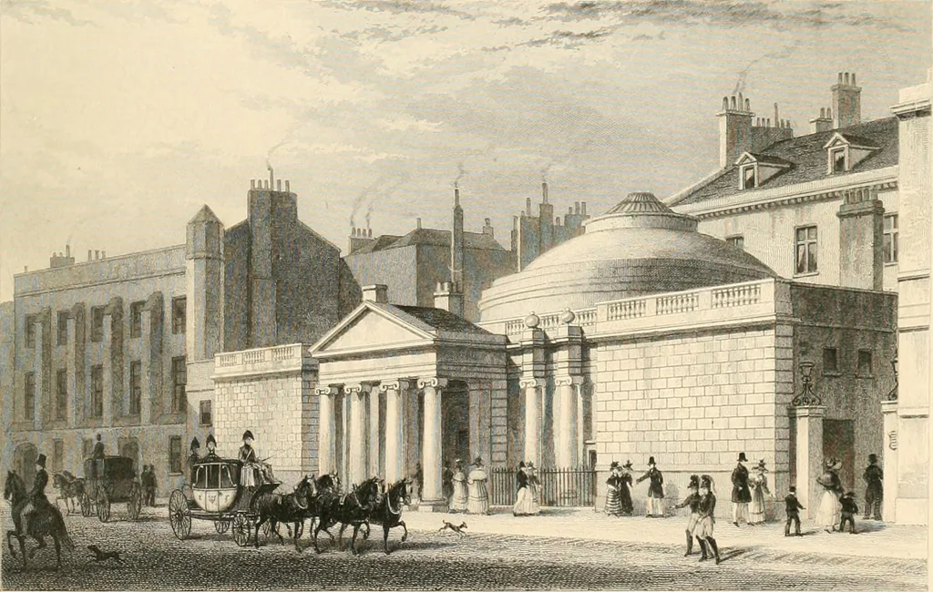 An illustration from London and its environs in the nineteenth century : illustrated by a series of views from original drawings, 1831, leaf 200