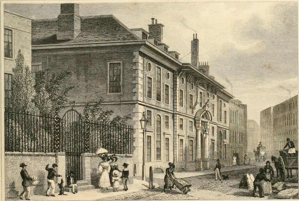 An illustration from London and its environs in the nineteenth century : illustrated by a series of views from original drawings, 1831, leaf 204