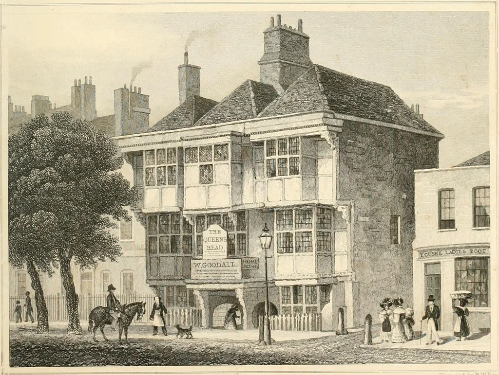 An illustration from London and its environs in the nineteenth century : illustrated by a series of views from original drawings, 1831, leaf 206