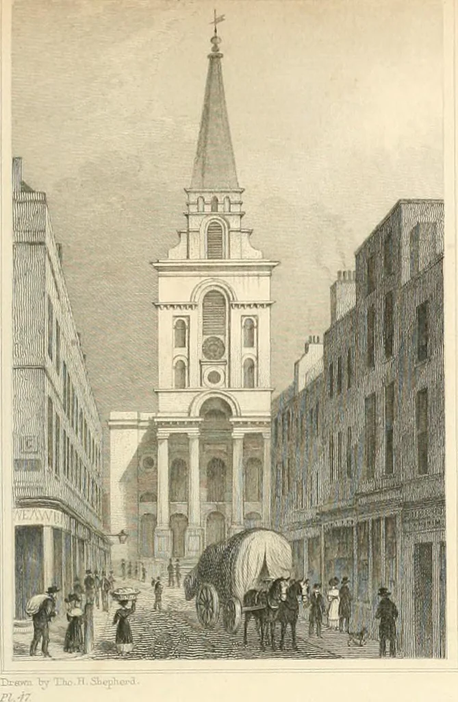 An illustration from London and its environs in the nineteenth century : illustrated by a series of views from original drawings, 1831, leaf 208