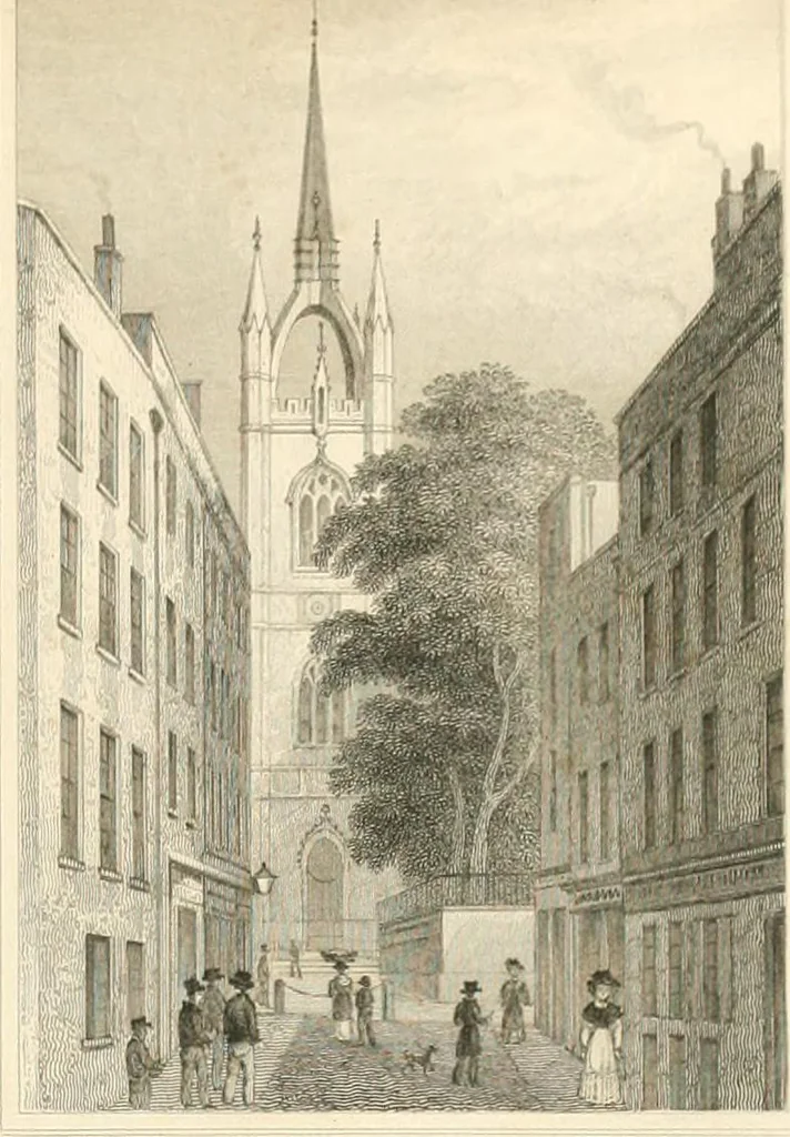 An illustration from London and its environs in the nineteenth century : illustrated by a series of views from original drawings, 1831, leaf 208