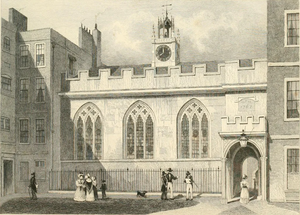 An illustration from London and its environs in the nineteenth century : illustrated by a series of views from original drawings, 1831, leaf 210