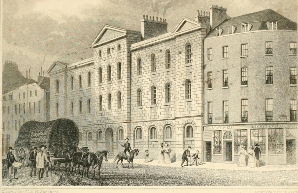 An illustration from London and its environs in the nineteenth century : illustrated by a series of views from original drawings, 1831, leaf 216