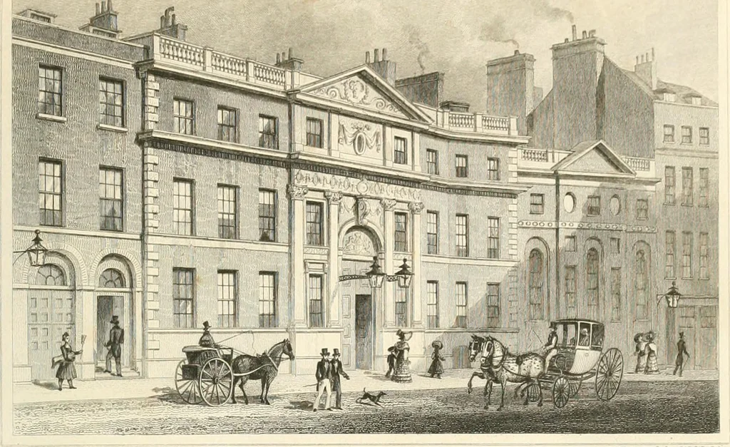 An illustration from London and its environs in the nineteenth century : illustrated by a series of views from original drawings, 1831, leaf 224