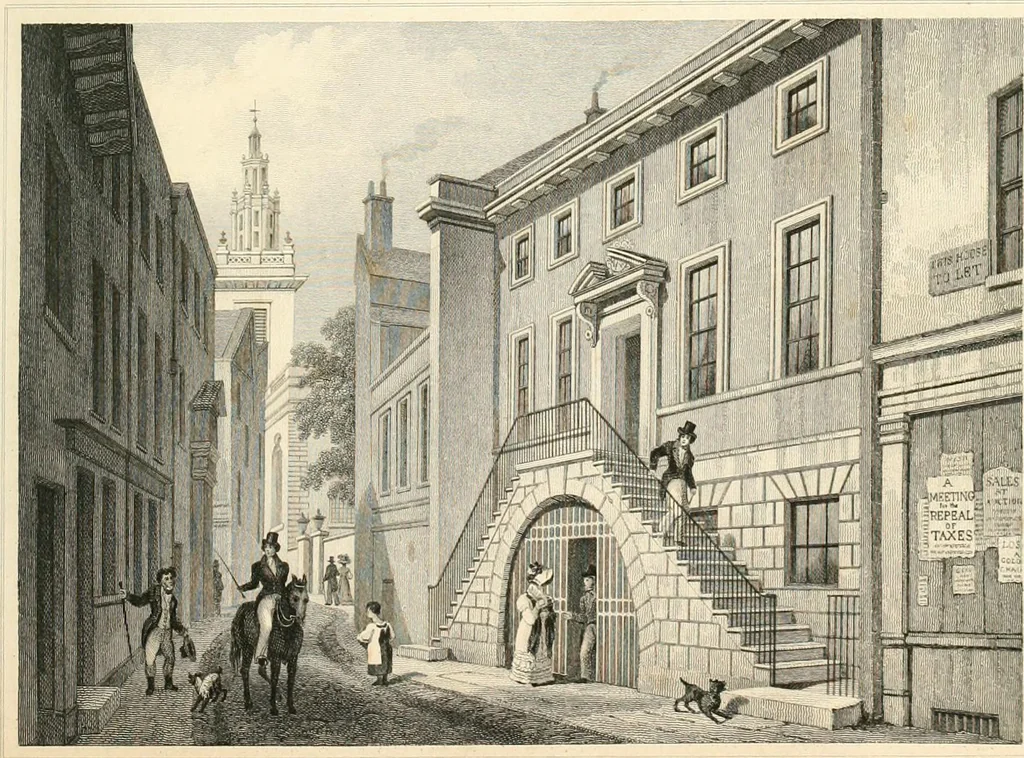 An illustration from London and its environs in the nineteenth century : illustrated by a series of views from original drawings, 1831, leaf 226