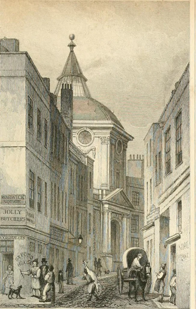 An illustration from London and its environs in the nineteenth century : illustrated by a series of views from original drawings, 1831, leaf 246