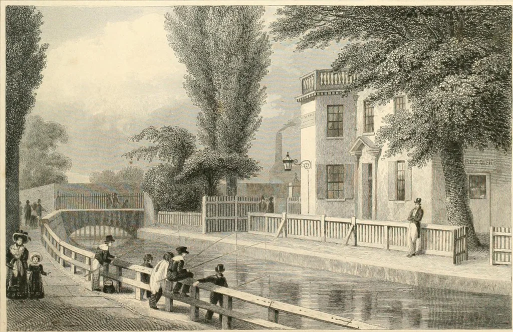 An illustration from London and its environs in the nineteenth century : illustrated by a series of views from original drawings, 1831, leaf 254