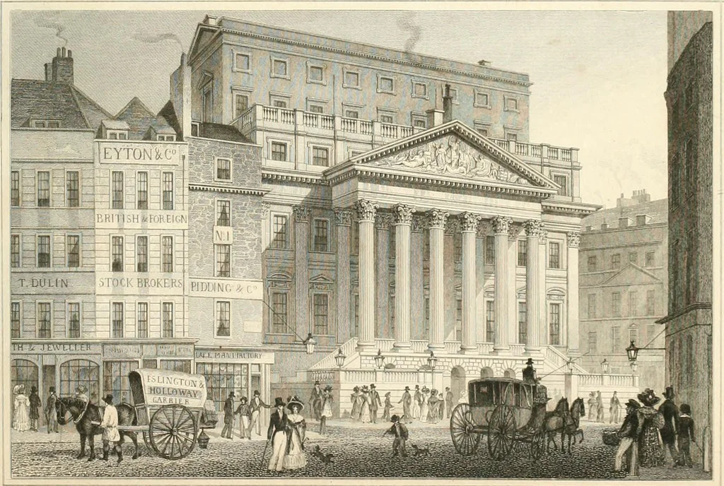 An illustration from London and its environs in the nineteenth century : illustrated by a series of views from original drawings, 1831, leaf 266