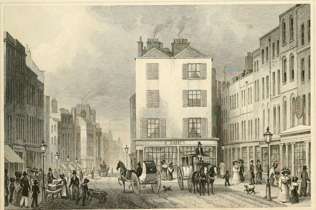 An illustration from London and its environs in the nineteenth century : illustrated by a series of views from original drawings, 1831, leaf 268