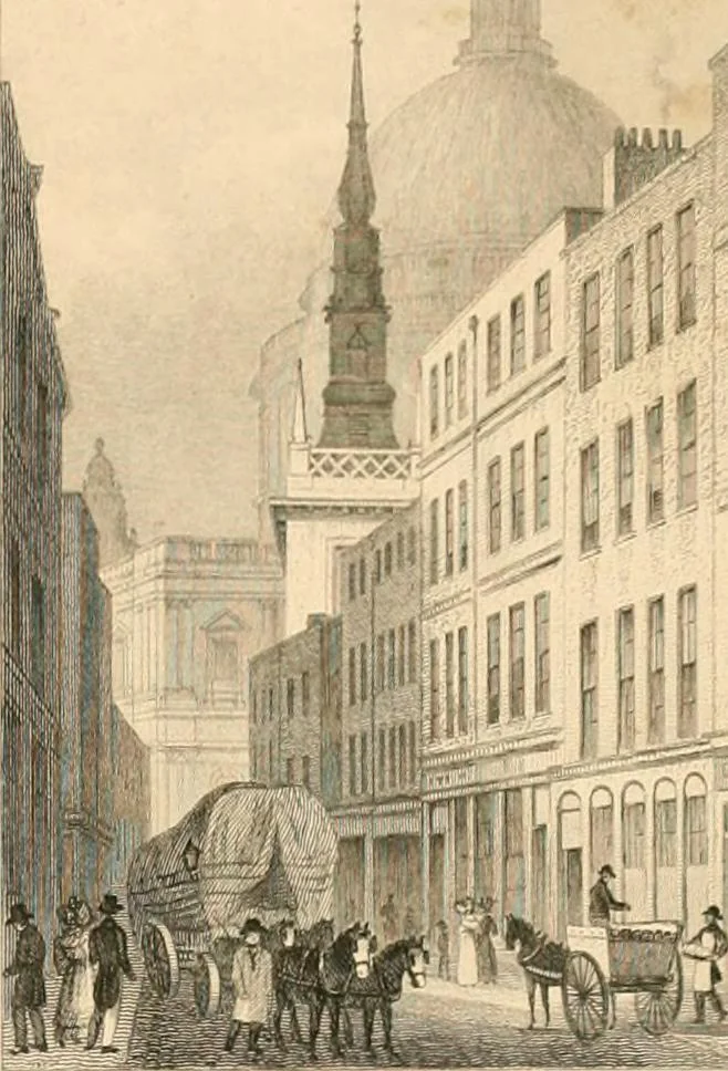 An illustration from London and its environs in the nineteenth century : illustrated by a series of views from original drawings, 1831, leaf 272