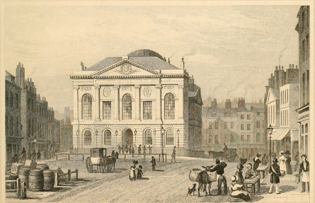 An illustration from London and its environs in the nineteenth century : illustrated by a series of views from original drawings, 1831, leaf 272