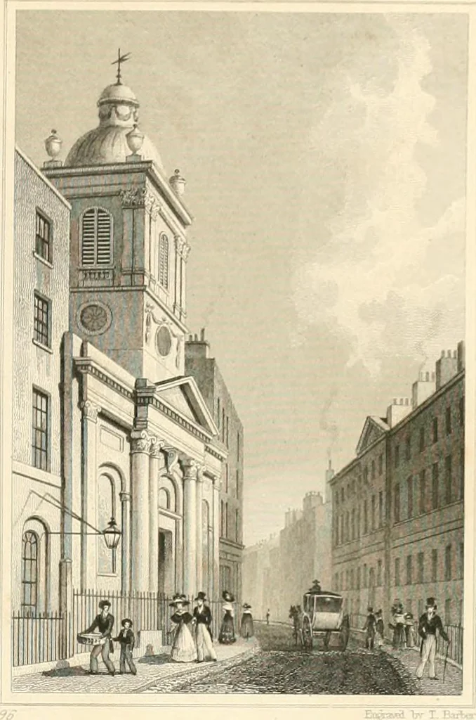 An illustration from London and its environs in the nineteenth century : illustrated by a series of views from original drawings, 1831, leaf 276