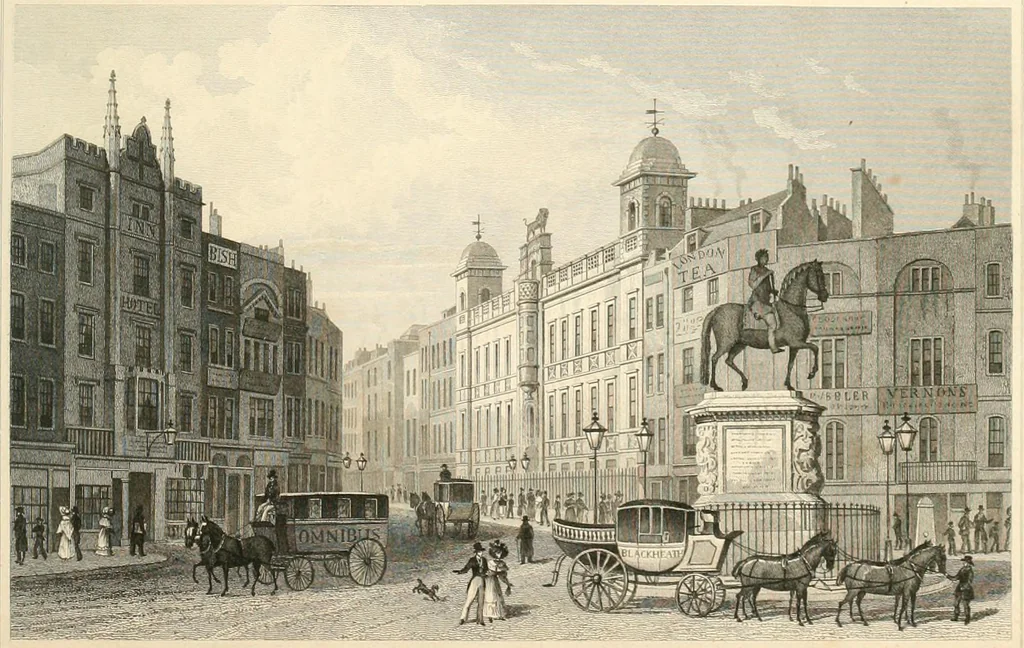 An illustration from London and its environs in the nineteenth century : illustrated by a series of views from original drawings, 1831, leaf 276