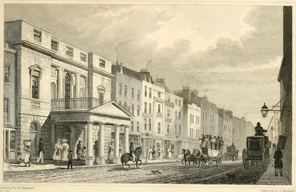 An illustration from London and its environs in the nineteenth century : illustrated by a series of views from original drawings, 1831, leaf 278