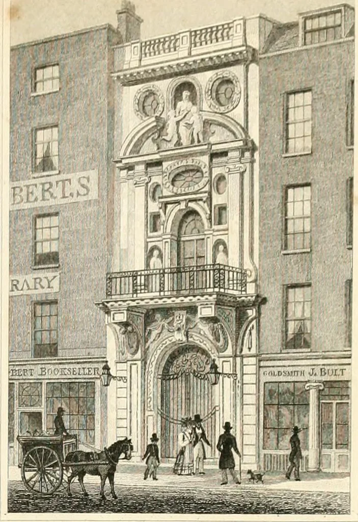 An illustration from London and its environs in the nineteenth century : illustrated by a series of views from original drawings, 1831, leaf 280