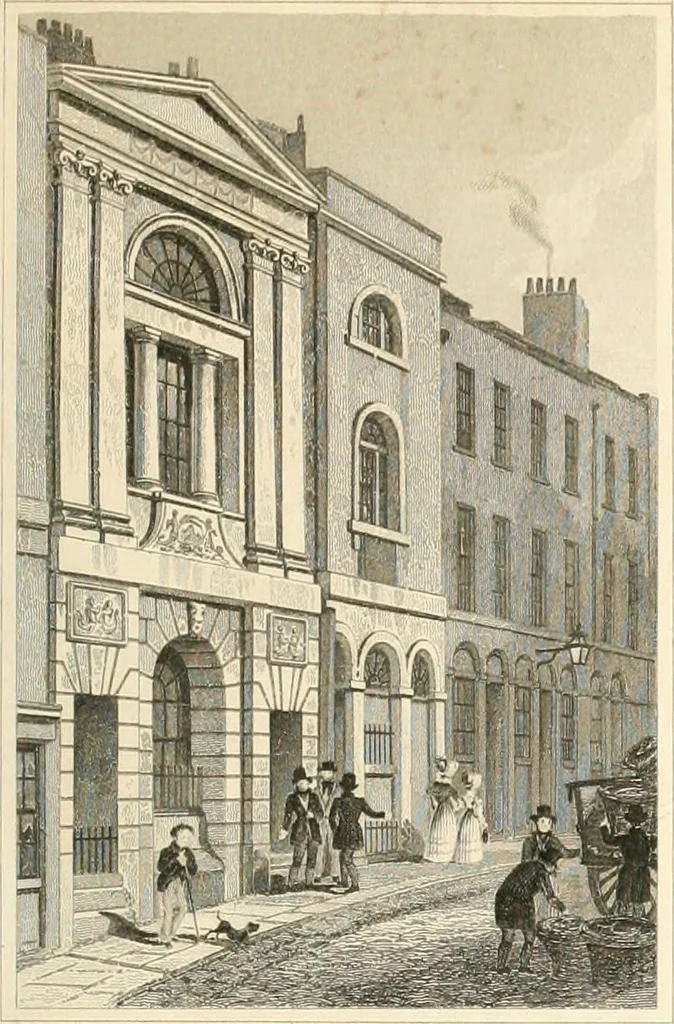 An illustration from London and its environs in the nineteenth century : illustrated by a series of views from original drawings, 1831, leaf 282