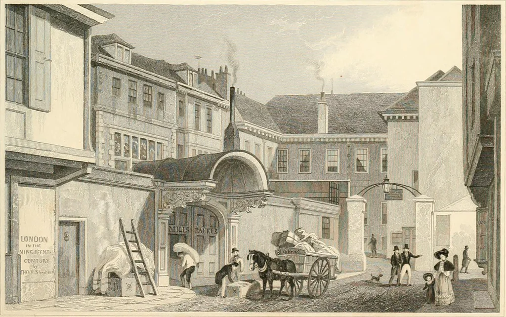 An illustration from London and its environs in the nineteenth century : illustrated by a series of views from original drawings, 1831, leaf 282