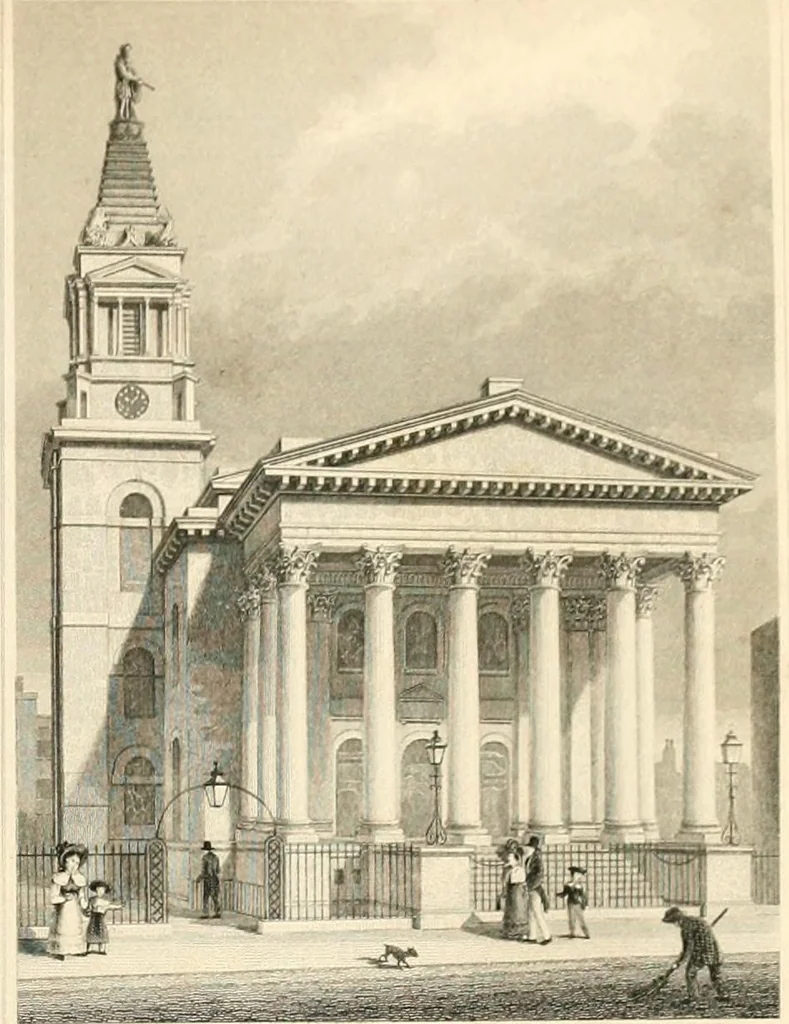 An illustration from London and its environs in the nineteenth century : illustrated by a series of views from original drawings, 1831, leaf 284