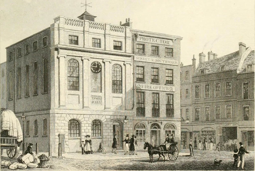 An illustration from London and its environs in the nineteenth century : illustrated by a series of views from original drawings, 1831, leaf 288