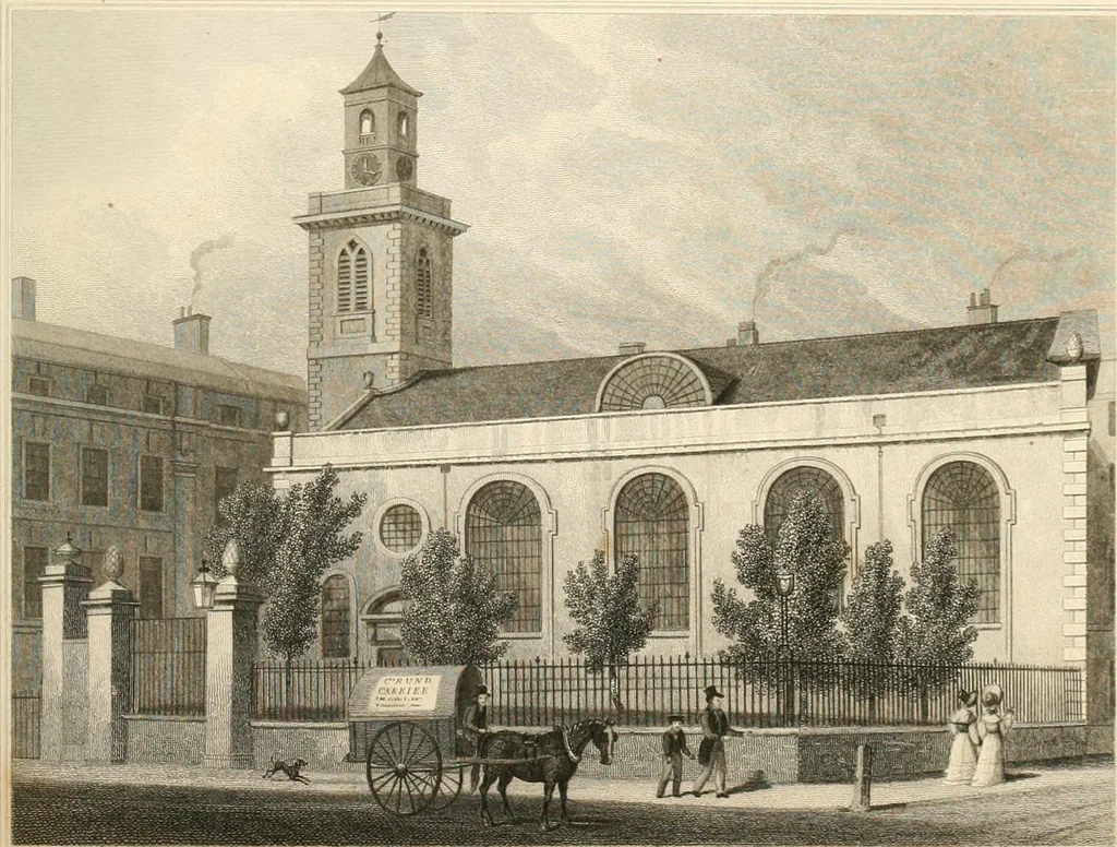 An illustration from London and its environs in the nineteenth century : illustrated by a series of views from original drawings, 1831, leaf 294