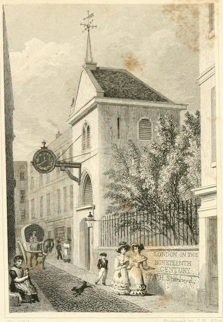 An illustration from London and its environs in the nineteenth century : illustrated by a series of views from original drawings, 1831, leaf 296