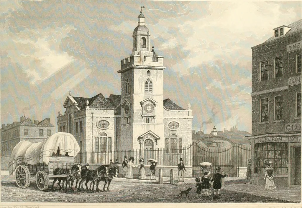 An illustration from London and its environs in the nineteenth century : illustrated by a series of views from original drawings, 1831, leaf 302