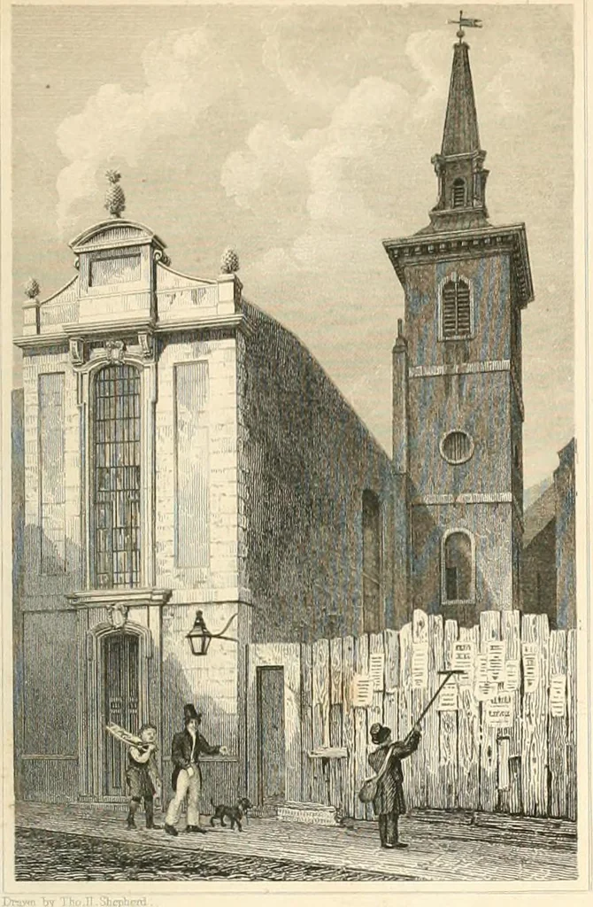 An illustration from London and its environs in the nineteenth century : illustrated by a series of views from original drawings, 1831, leaf 304