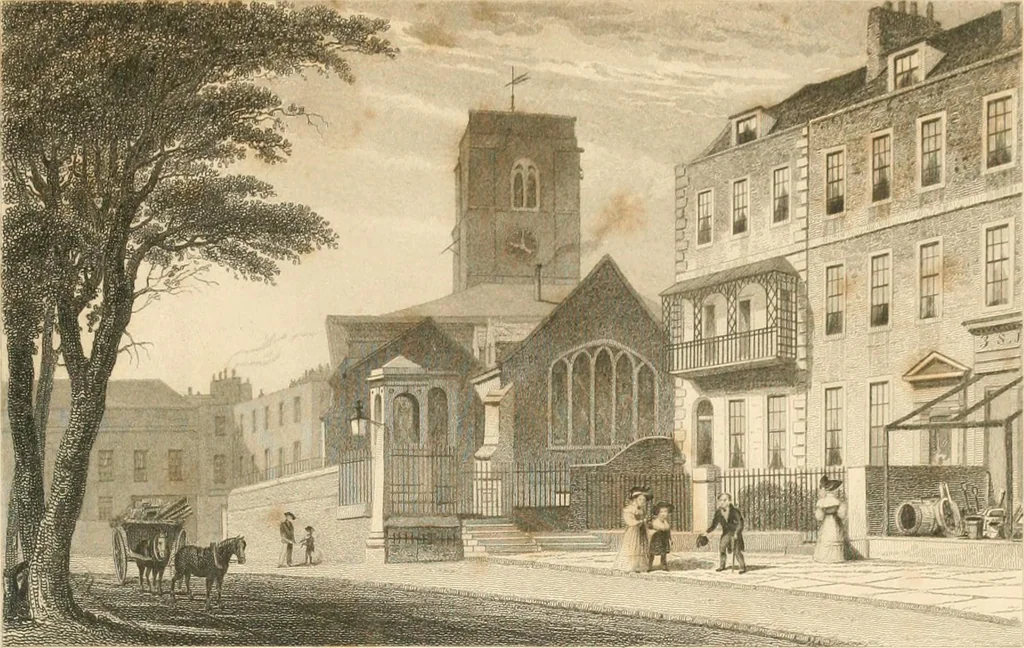 An illustration from London and its environs in the nineteenth century : illustrated by a series of views from original drawings, 1831, leaf 310