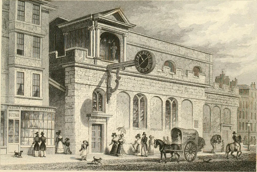 An illustration from London and its environs in the nineteenth century : illustrated by a series of views from original drawings, 1831, leaf 314