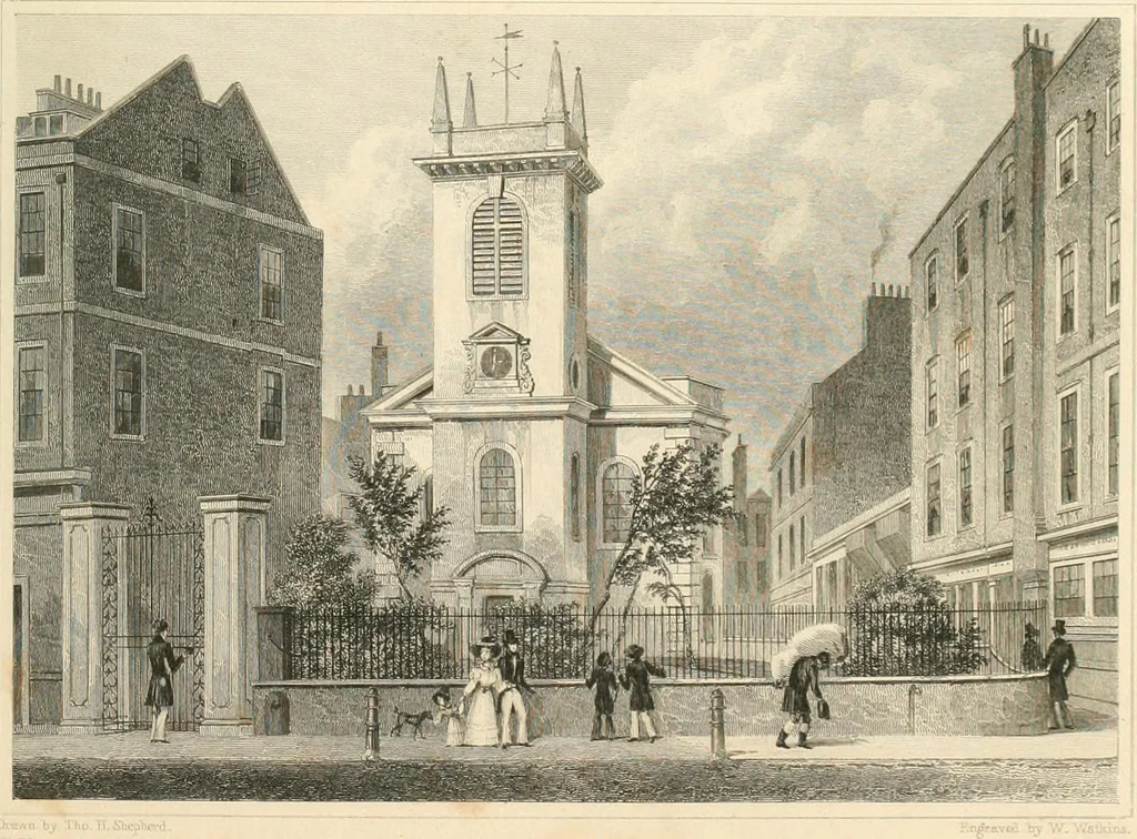 An illustration from London and its environs in the nineteenth century : illustrated by a series of views from original drawings, 1831, leaf 318