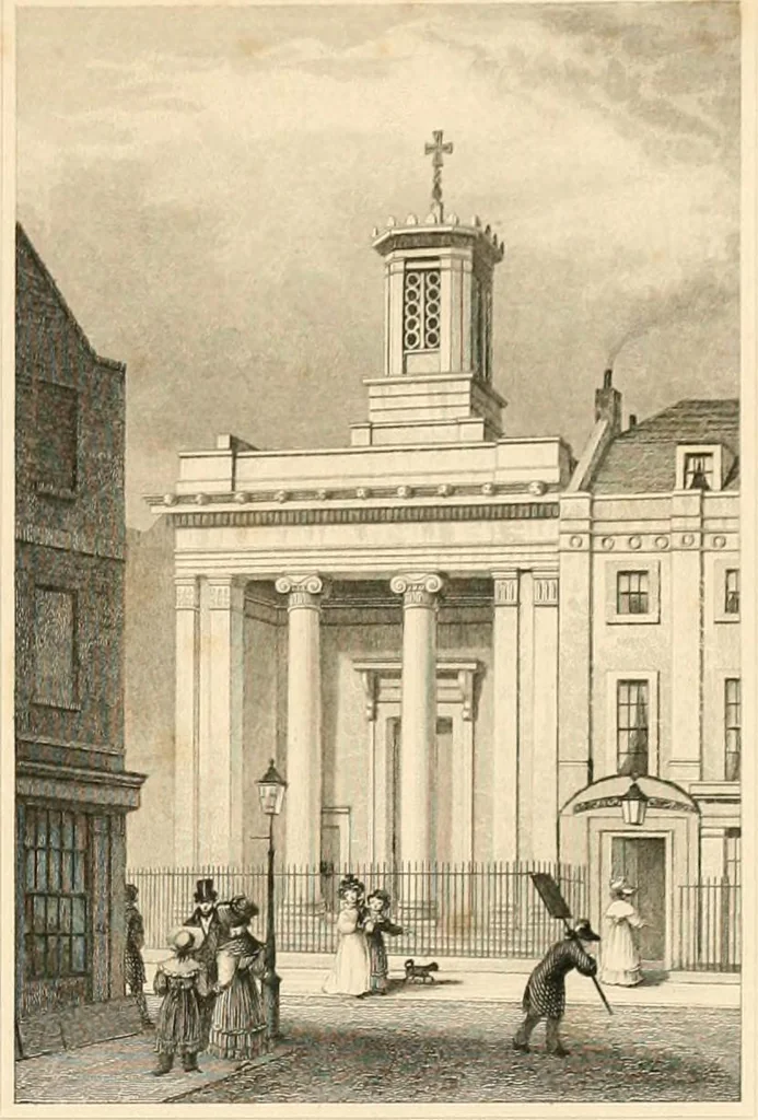 An illustration from London and its environs in the nineteenth century : illustrated by a series of views from original drawings, 1831, leaf 322