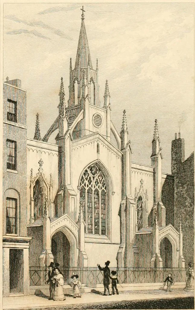 An illustration from London and its environs in the nineteenth century : illustrated by a series of views from original drawings, 1831, leaf 322