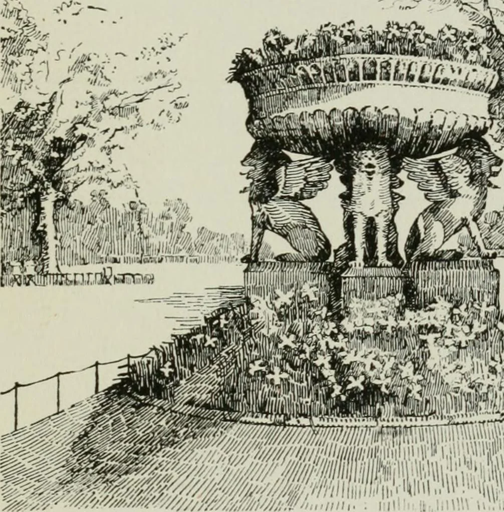 An illustration from London parks and gardens, 1907, leaf 140