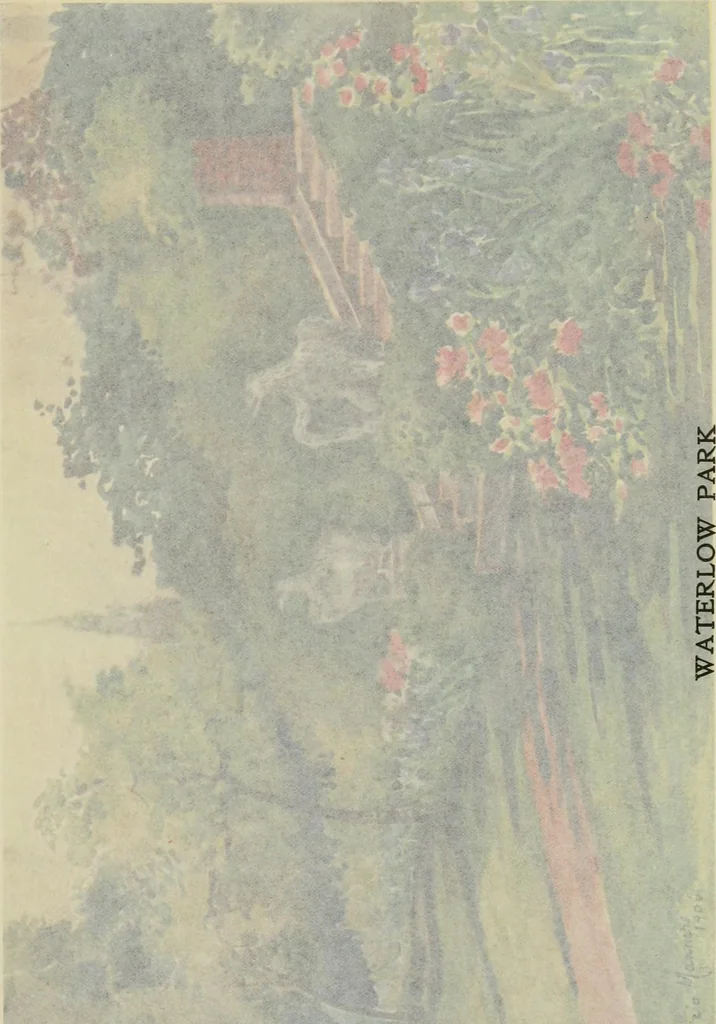An illustration from London parks and gardens, 1907, leaf 192