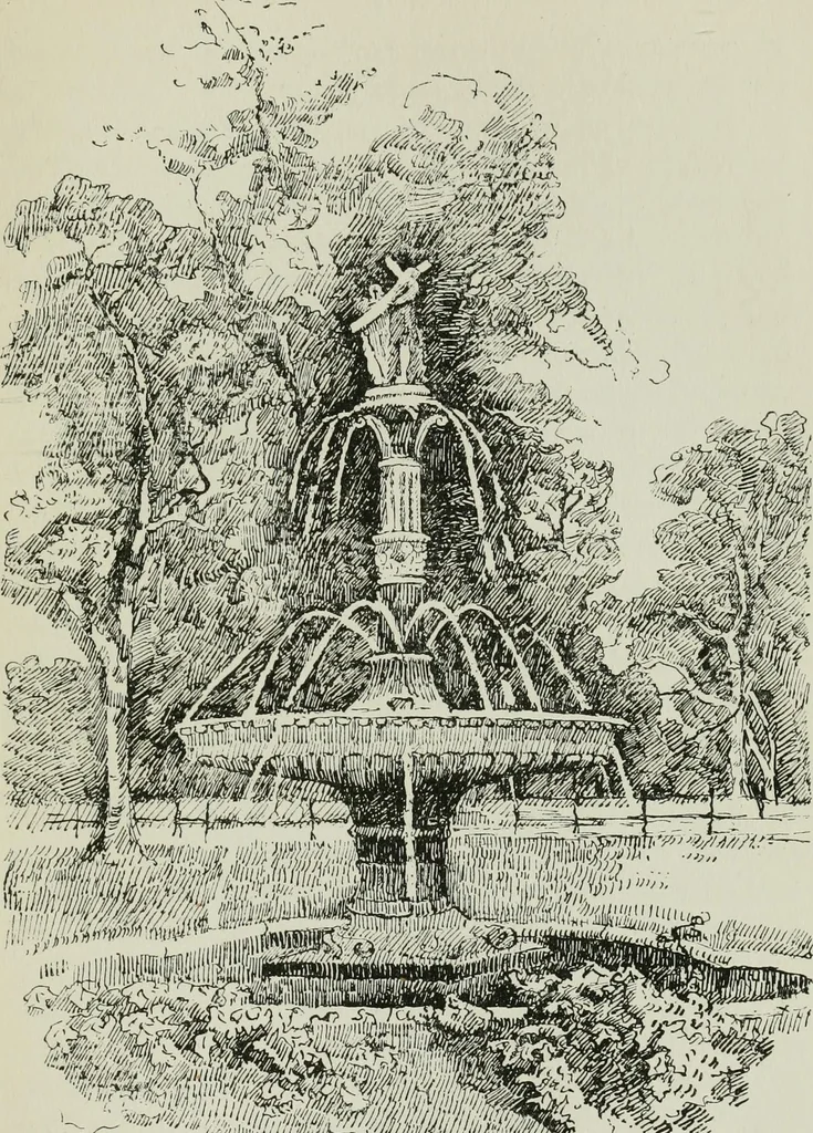 An illustration from London parks and gardens, 1907, leaf 214
