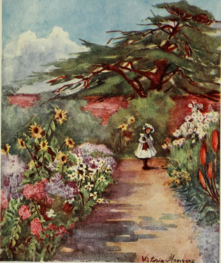An illustration from London parks and gardens, 1907, leaf 222