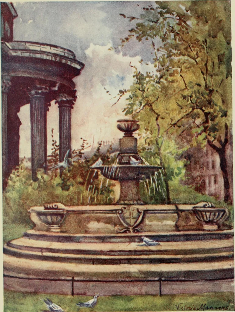 An illustration from London parks and gardens, 1907, leaf 312