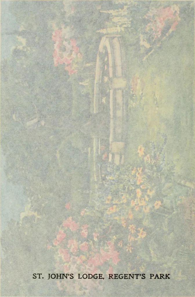An illustration from London parks and gardens, 1907, leaf 461