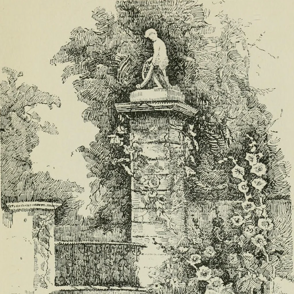 An illustration from London parks and gardens, 1907, leaf 464