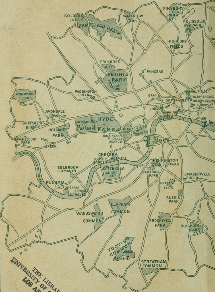 An illustration from London parks and gardens, 1907, leaf 501