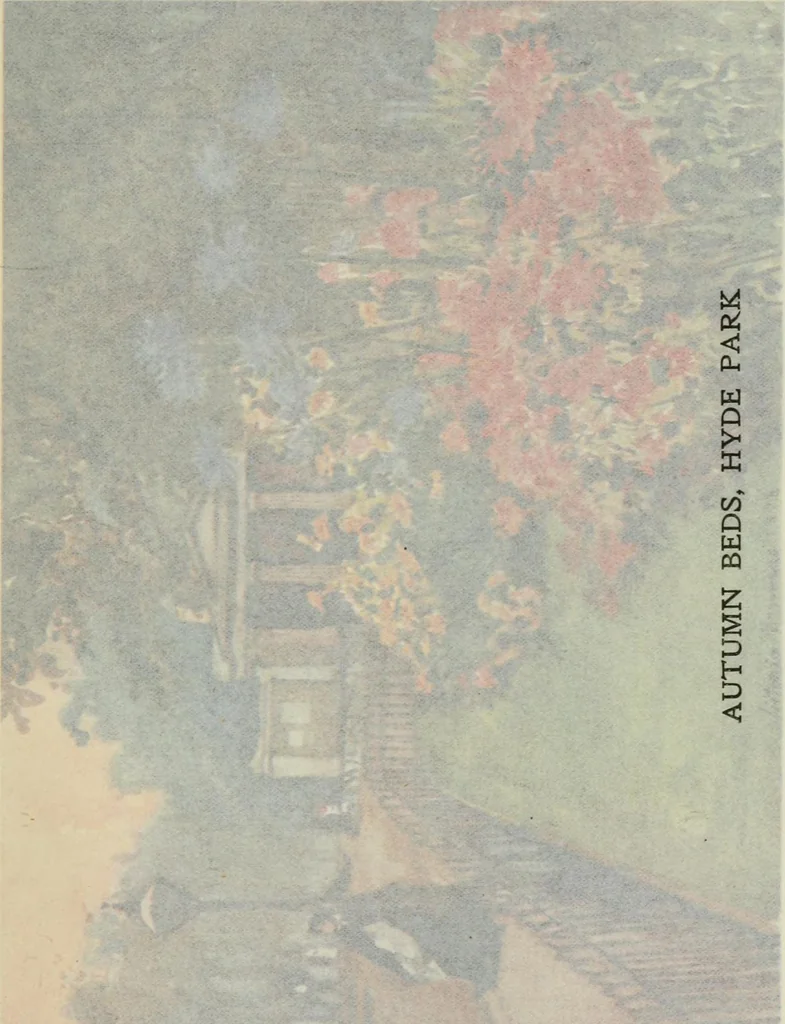 An illustration from London parks and gardens, 1907, leaf 70
