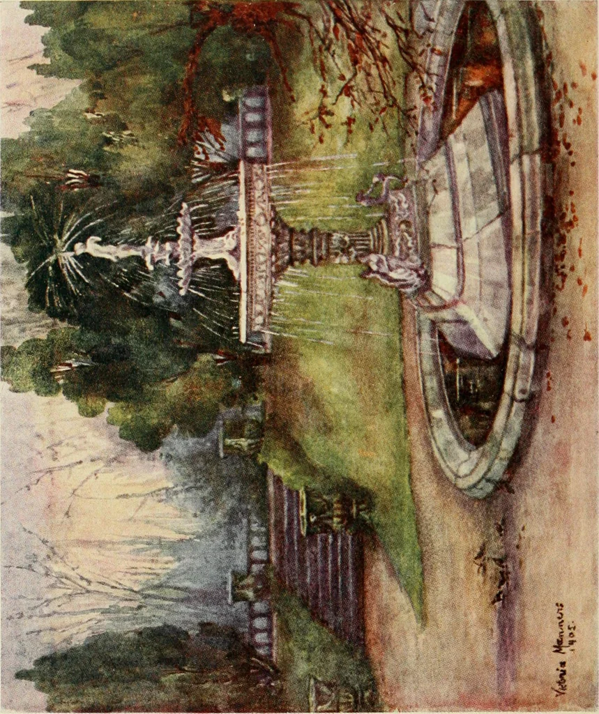 An illustration from London parks and gardens, 1907, leaf 9