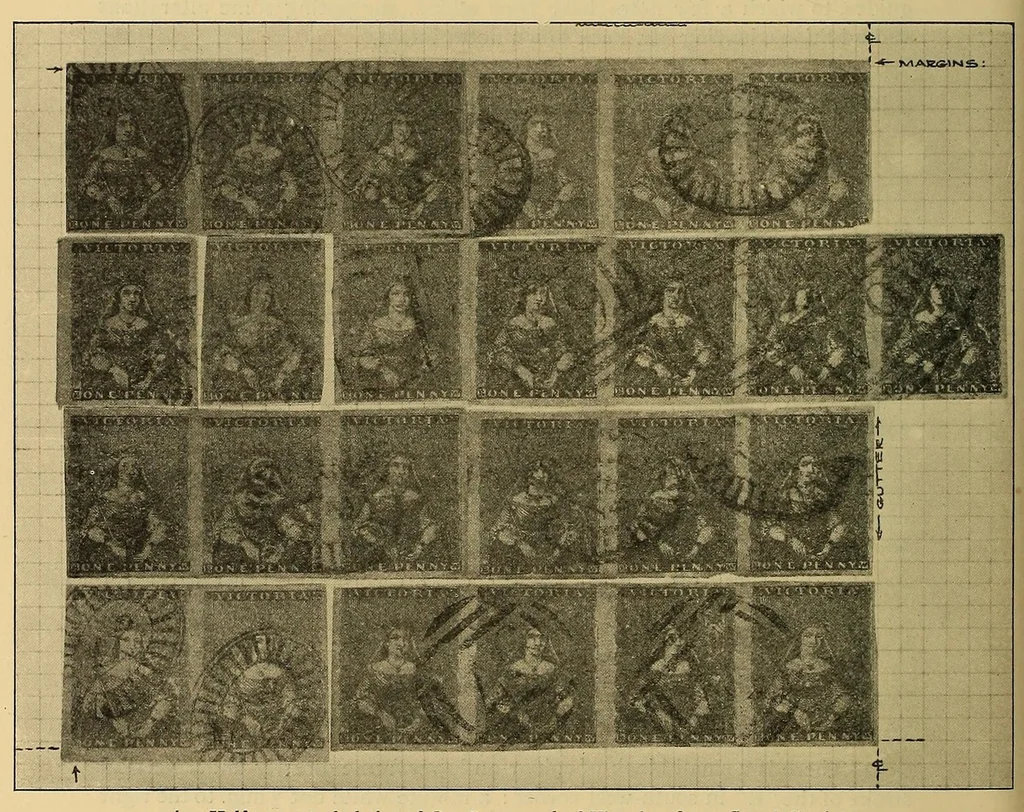 An illustration from The London philatelist, 1892, leaf 424